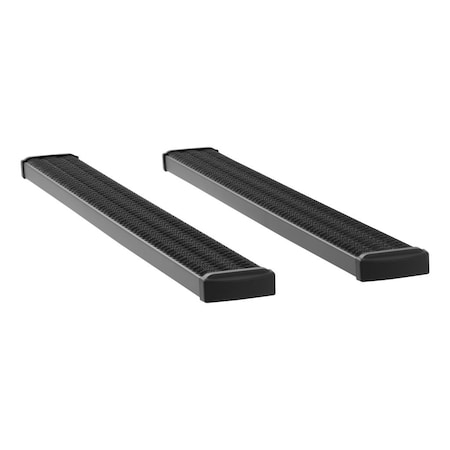Luverne Truck Equipment GRIP STEP 7IN RUNNING BOARDS BLACK TEXTURED POWDER COAT 415078-400757